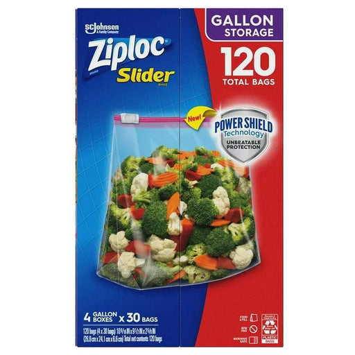 Ziploc Storage Slider Gallon Bags (120 ct.) - ShopUSA - Kenya