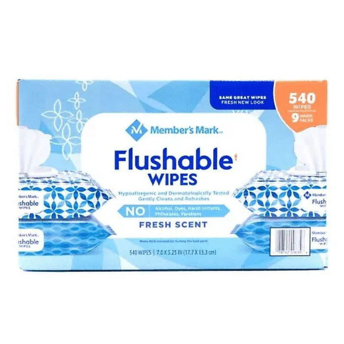 Adult Flushable Scented Wipes (60 Wipes/Pk. 9 Pk.) - ShopUSA - Kenya