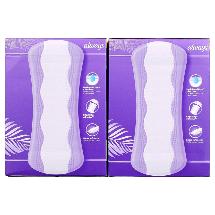 Always Anti-Bunch Xtra Protection Daily Liners, Long, Unscented (200 Count) - ShopUSA - Kenya
