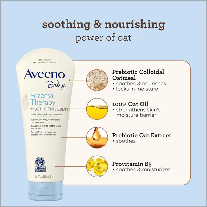 Aveeno Baby Eczema Therapy Moisturizing Cream (7.3 oz. and 12 fl. oz.) - ShopUSA - Kenya