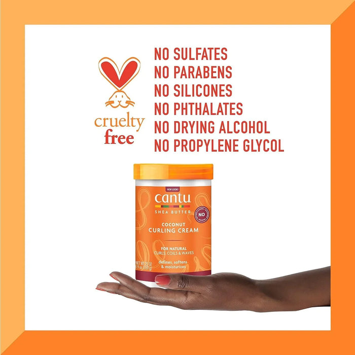 Cantu Shea Butter for Natural Hair Coconut Curling Cream, 709g - ShopUSA - Kenya