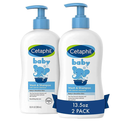 Cetaphil Baby Wash & Shampoo Plus Body Lotion, Head to Toe 2-PacK - ShopUSA - Kenya