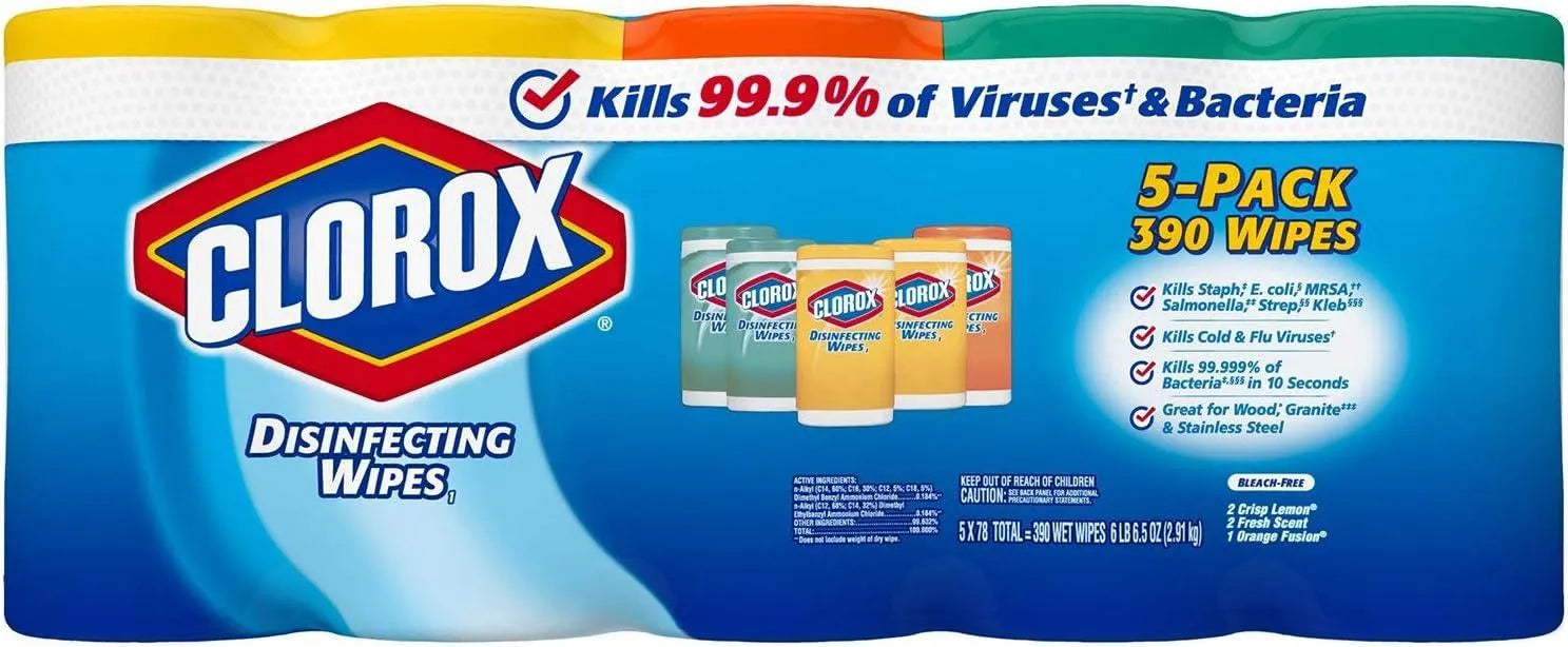 Clorox Disinfecting Wipes (Pack of 5) - ShopUSA - Kenya