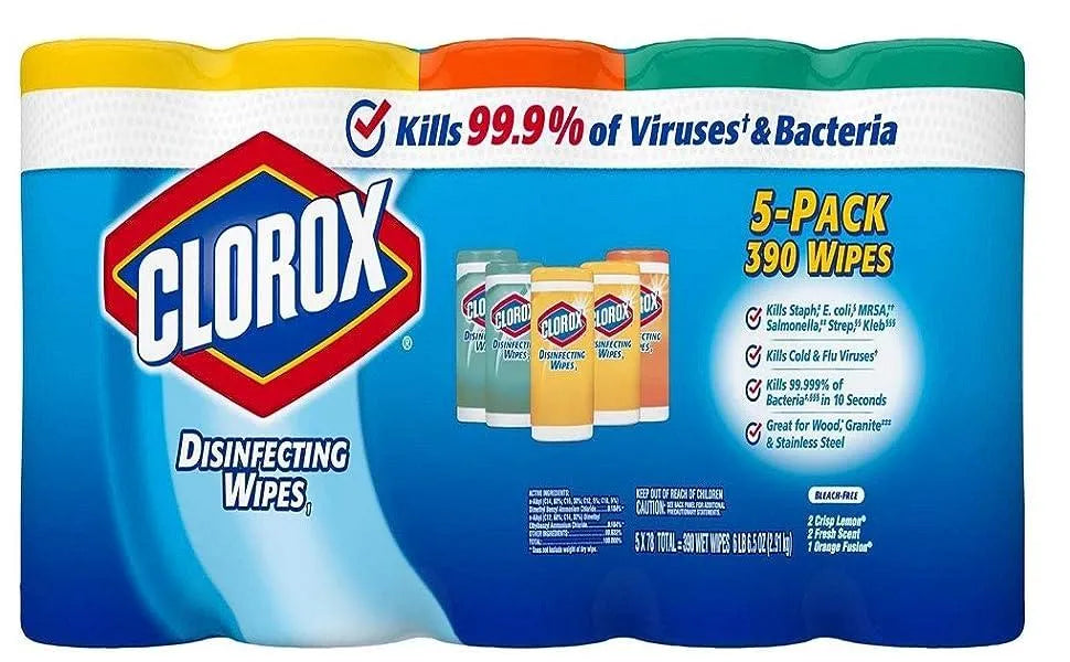 Clorox Disinfecting Wipes (Pack of 5) - ShopUSA - Kenya