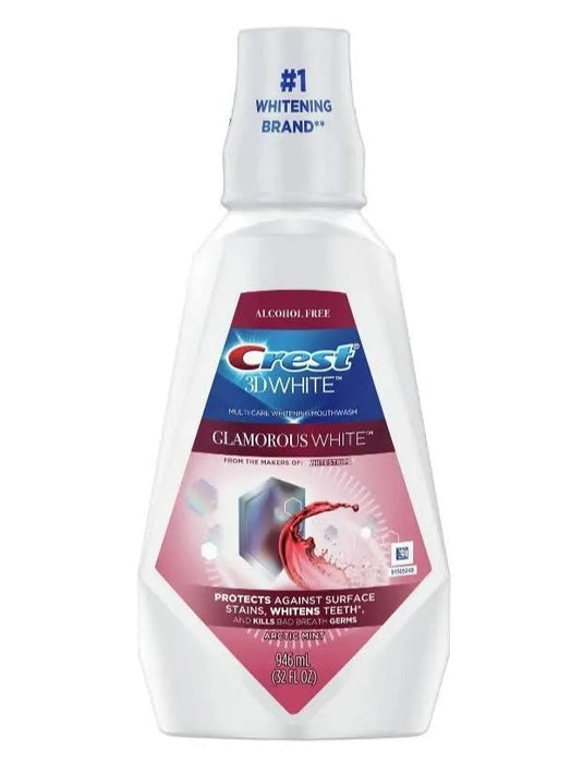 Crest 3D White Multi-Care Whitening Rinse, Glamorous White, Fresh Mint - ShopUSA - Kenya