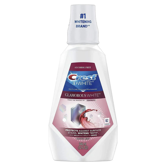 Crest 3D White Multi-Care Whitening Rinse, Glamorous White, Fresh Mint - ShopUSA - Kenya
