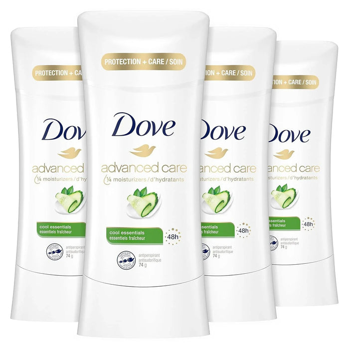 Dove Advanced Care Antiperspirant Cool Essentials 4 Count Deodorant for Women - ShopUSA - Kenya
