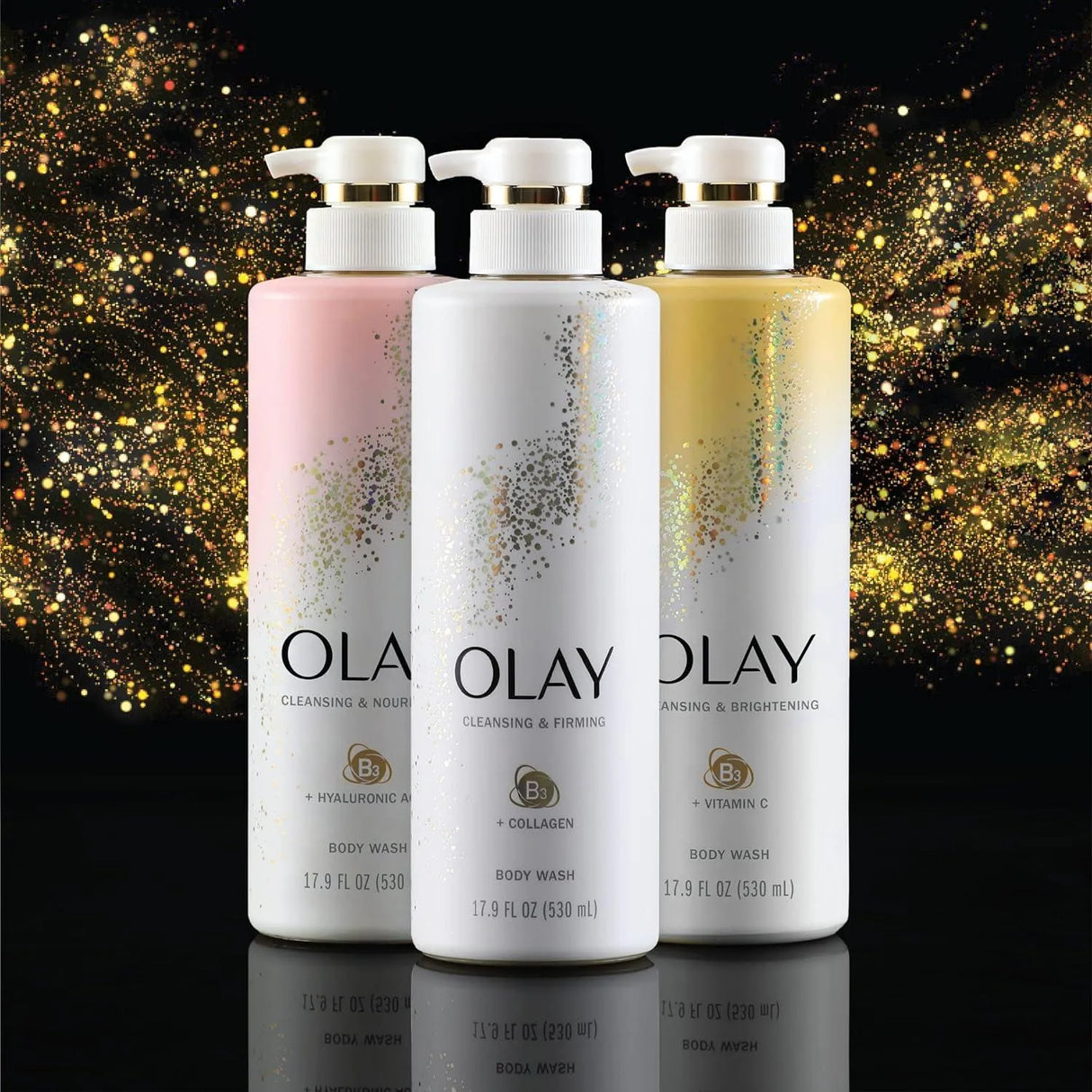 Olay Cleansing & Firming Body Wash with Vitamin B3 and Collagen 591 mL - ShopUSA - Kenya