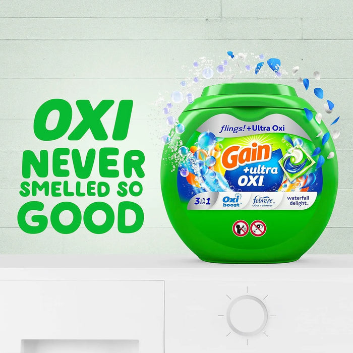 Gain flings Ultra Oxi Laundry Detergent Pacs, 112 Count, - ShopUSA - Kenya