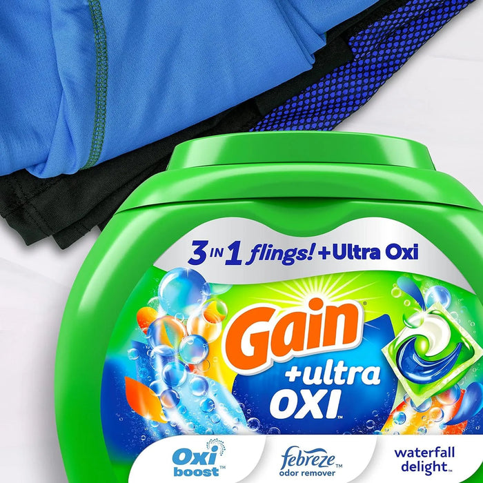 Gain flings Ultra Oxi Laundry Detergent Pacs, 112 Count, - ShopUSA - Kenya
