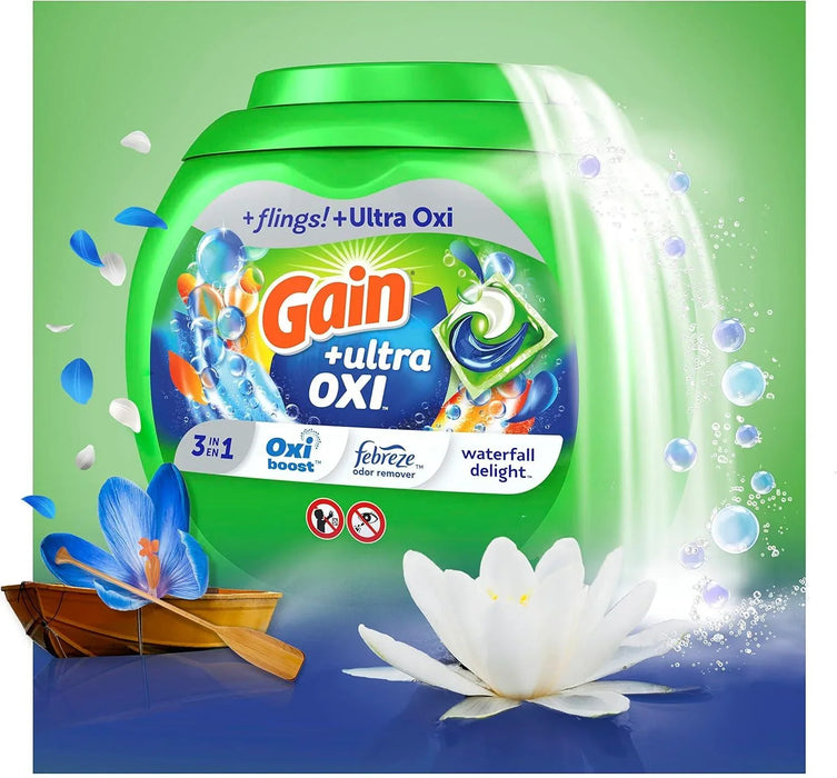 Gain flings Ultra Oxi Laundry Detergent Pacs, 112 Count, - ShopUSA - Kenya