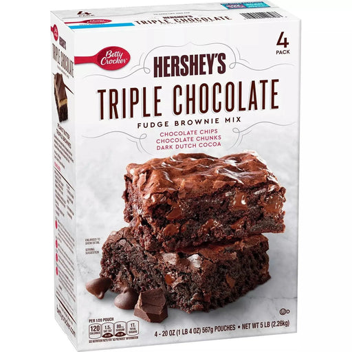 Hershey's Triple Chocolate Brownie Mix 569g, 2.26 Kg - ShopUSA - Kenya