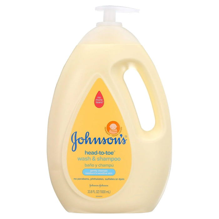 Johnson's Head-To-Toe Wash & Shampoo 1 L - ShopUSA - Kenya