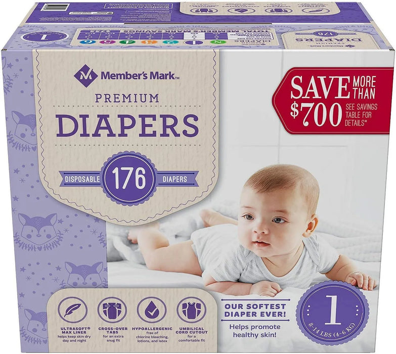 Member's Mark Premium Baby Diapers, All sizes - ShopUSA - Kenya