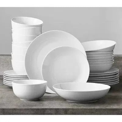 32-Piece Porcelain Dinnerware Set - ShopUSA - Kenya