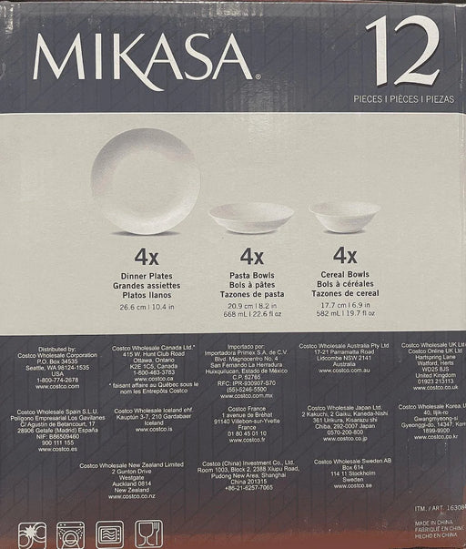 Mikasa Aspen Porcelaine Dinnerware 12 piece. - ShopUSA - Kenya