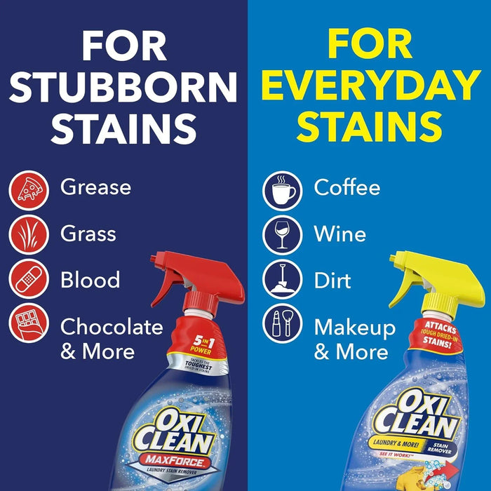 OxiClean Max Force Laundry Stain Remover Spray, 12 fl oz, 3-Pack - ShopUSA - Kenya