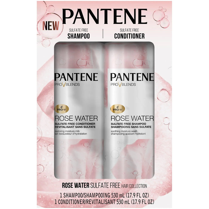 Pantene Pro-V Blends Rose Water Sulfate-Free Soothing Shampoo and Conditioner - ShopUSA - Kenya