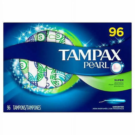 Tampax Pearl Super Tampons 96-count - ShopUSA - Kenya