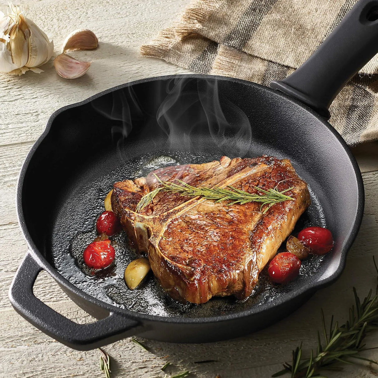 Tramontina 3-Piece Cast Iron Cookware Set, Blue - Detail 3