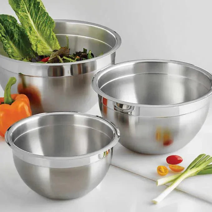 Tramontina ProLine 3-piece Stainless Steel Mixing Bowls - ShopUSA - Kenya