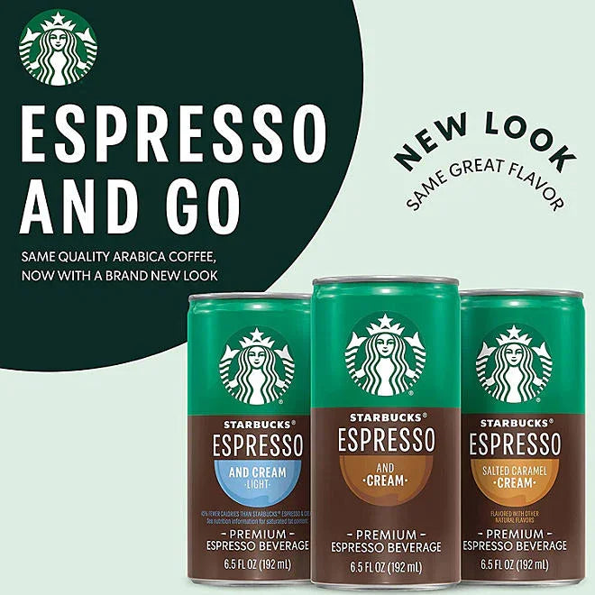 Starbucks Espresso and Cream coffee, 12 pk.