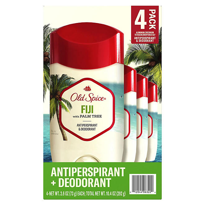 Old Spice Fiji  Antiperspirant Deodorant, 4 pk.