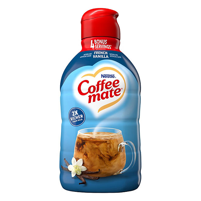 Nestle Coffee mate Liquid Creamer , French Vanilla, Different Variants