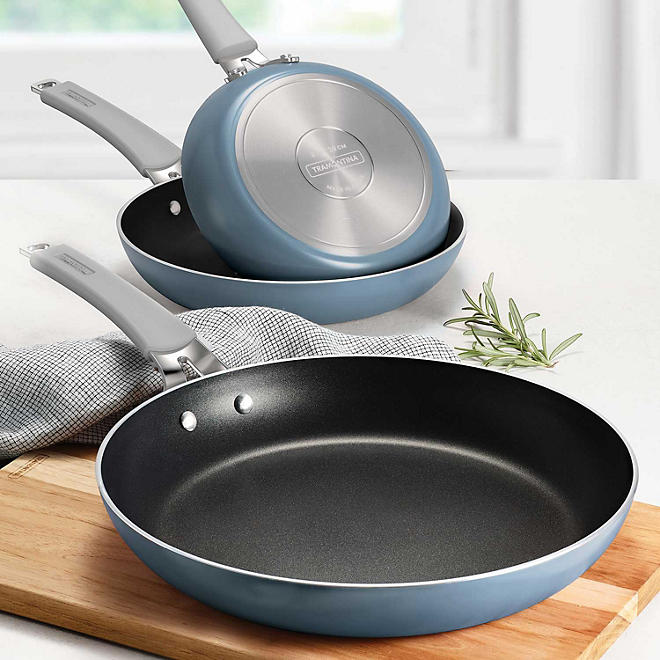 Tramontina 3 Pk  Fry Pans (different colors)