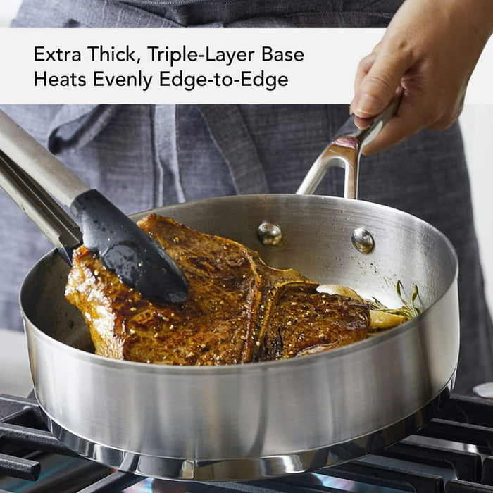 KitchenAid Stainless Steel 11-Piece Cookware Set,