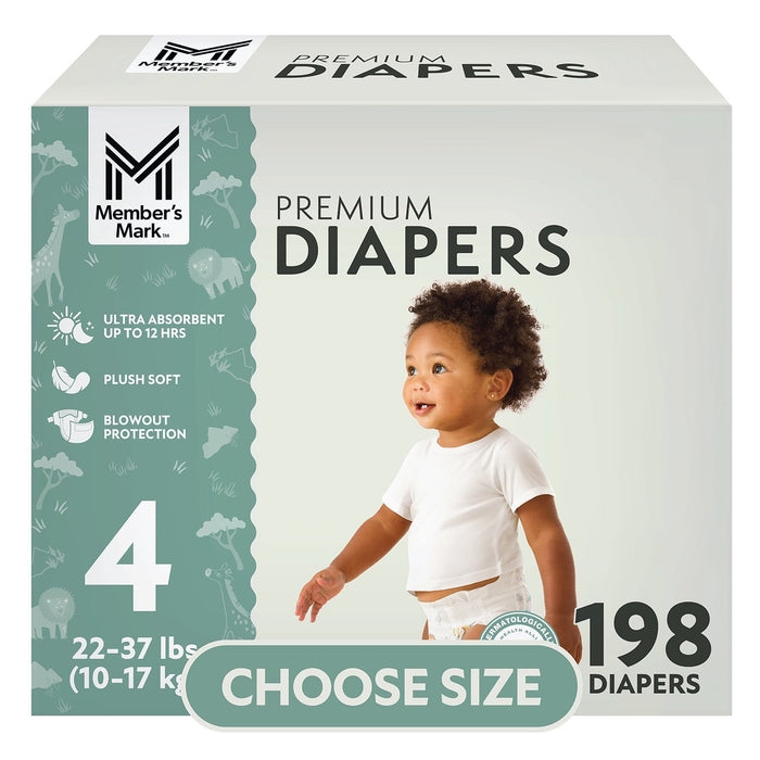Member's Mark Premium Baby Diapers, All sizes