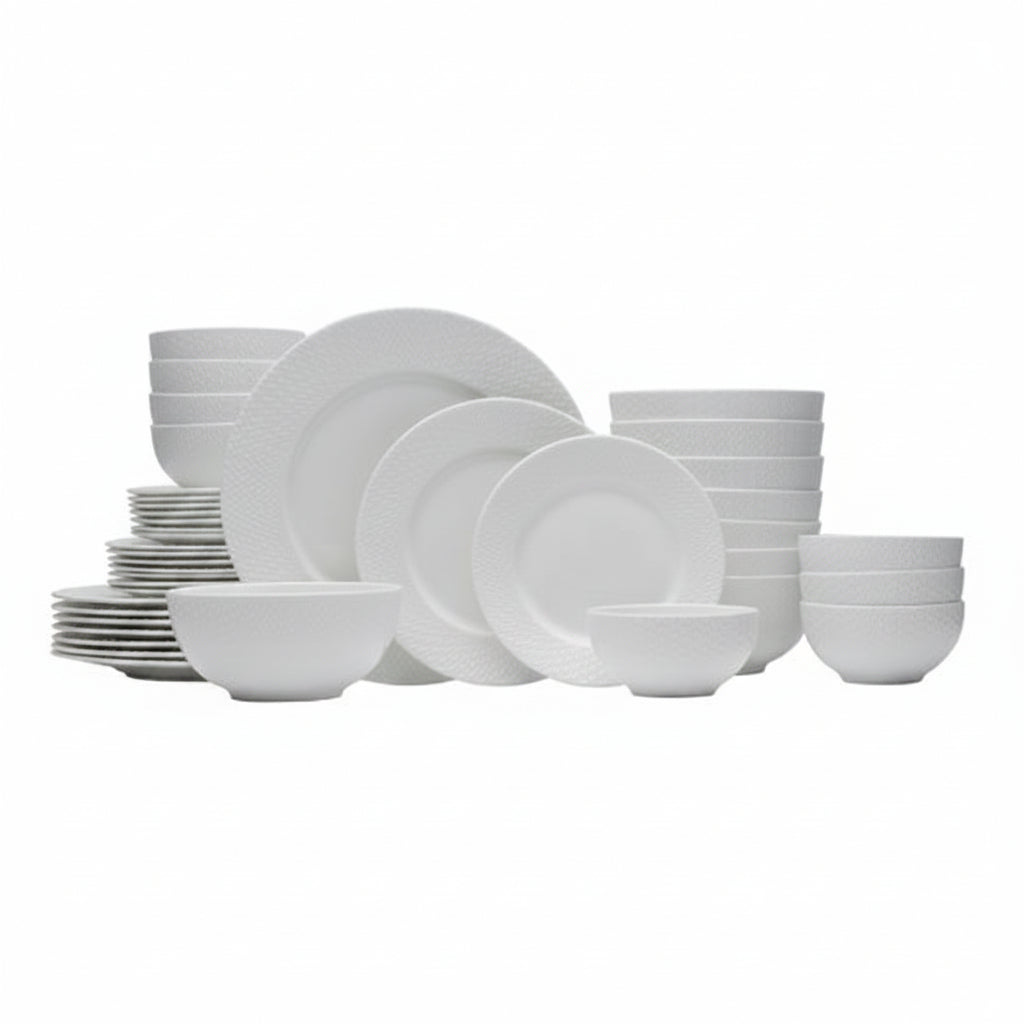 Dinnerware Kenya- Mikasa Lattice 40-Piece Bone China Dinnerware Set