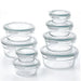 16-Piece Round Shape Glass Food Storage Set by Glasslock - ShopUSA - Kenya