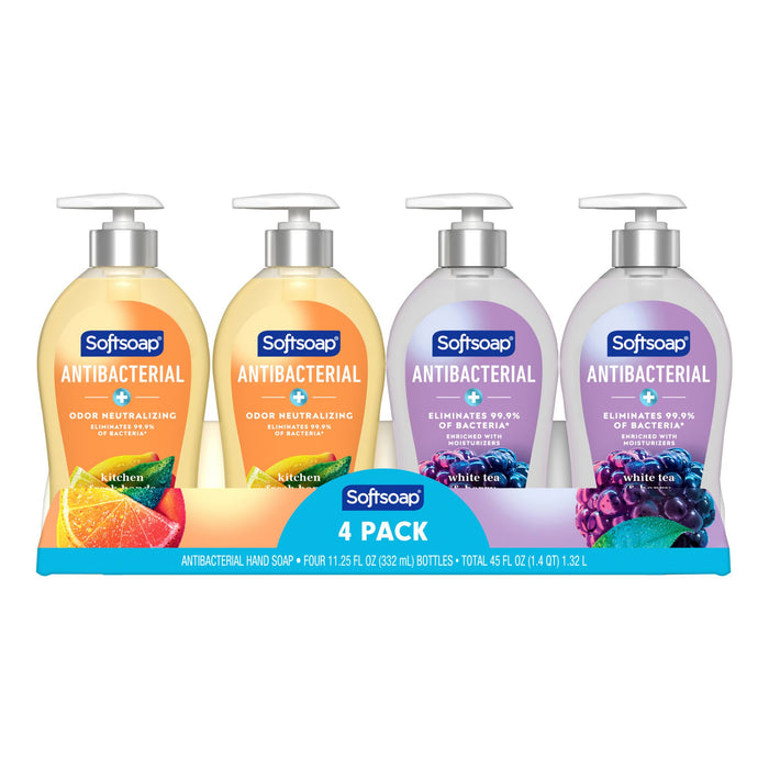 Softsoap Antibacterial Hand Soap, 4 pack