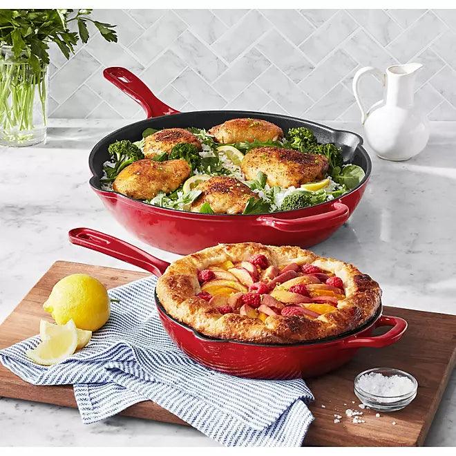 2-Piece Enamel Cast Iron Set - ShopUSA - Kenya