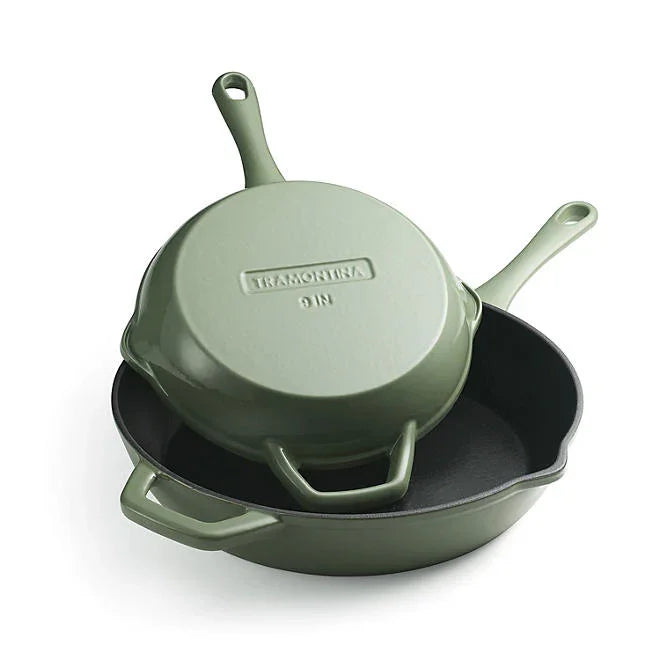 2-Piece Enamel Cast Iron Set - ShopUSA - Kenya