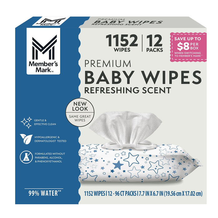 Members Mark Premium Scented Baby Wipes (1152 ct.)