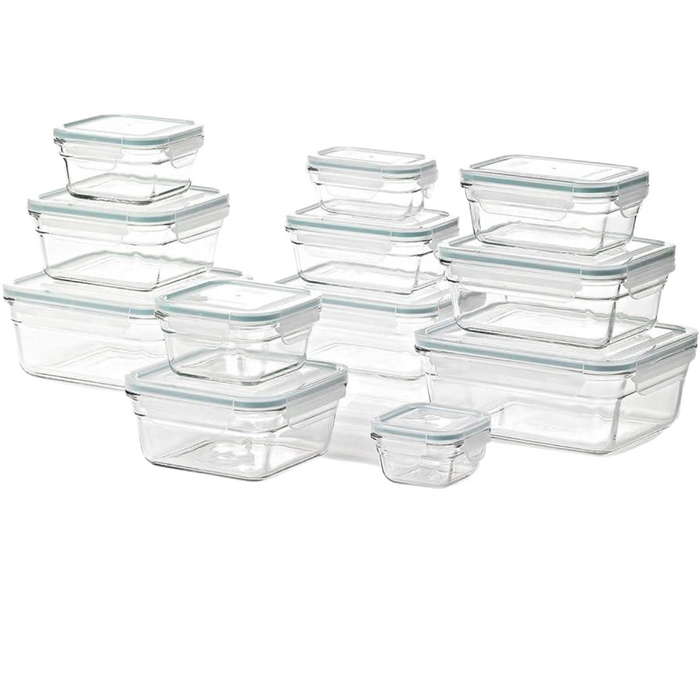 24-Piece Glass Food Storage container Set by Glasslock - ShopUSA - Kenya