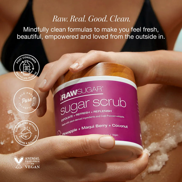 Raw Sugar Exfoliating Sugar Scrub Set