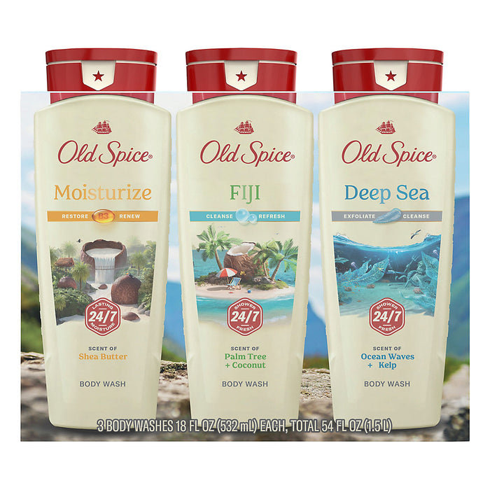Old Spice Body Wash Variety Triple Pack