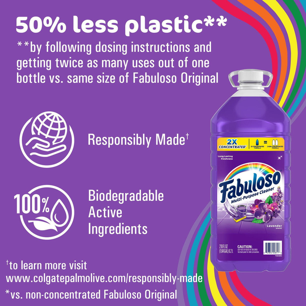 Multi-Purpose Cleaner in Kenya - Fabuloso 2X Concentrated Lavender , 3 Litres