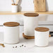 4-piece Canister With Acacia Wood Lid Set - ShopUSA - Kenya