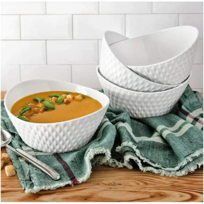 4-Piece 'What a Dish' Porcelain Bowl Set - ShopUSA - Kenya