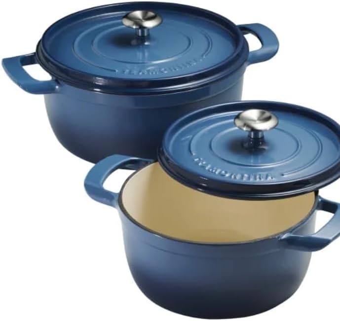 Tramontina   Cast Iron Round Dutch Oven, 4-quart and 6-quart