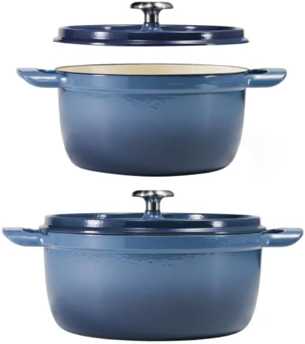 Tramontina   Cast Iron Round Dutch Oven, 4-quart and 6-quart