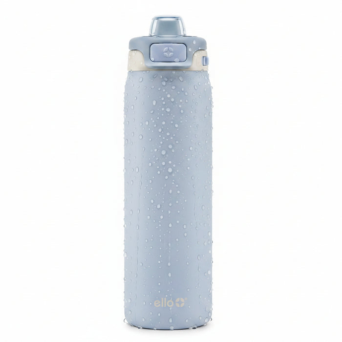 Ello Stainless Steel Water Bottle with Straw With Handle