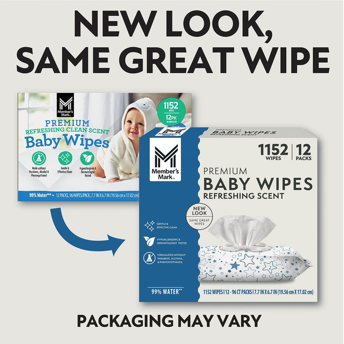 Members Mark Premium Scented Baby Wipes (1152 ct.)