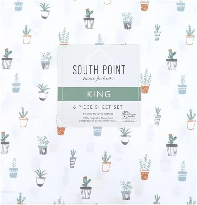 6-Piece Printed Sheet Set - Queen/King - ShopUSA - Kenya