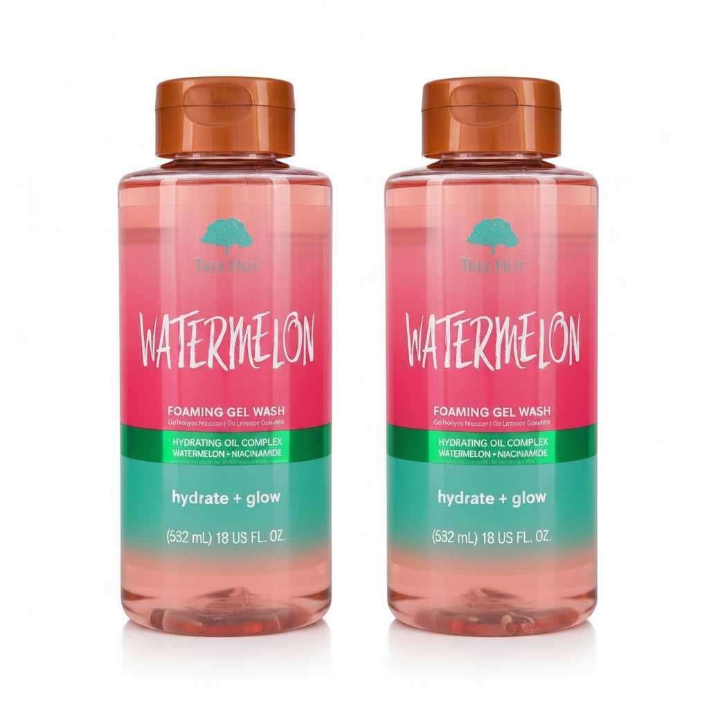 Tree Hut Watermelon Foaming Body Wash (2 Pack)