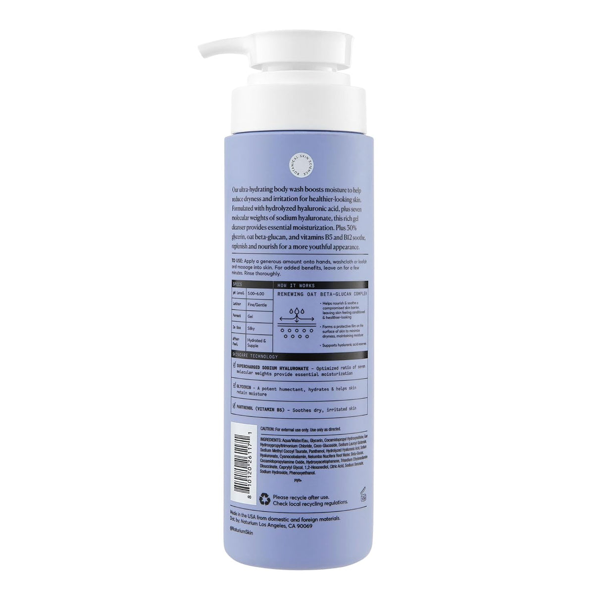 Hydrating Body Wash Kenya-Naturium Hyaluronic Acid Body Wash (2 pack )